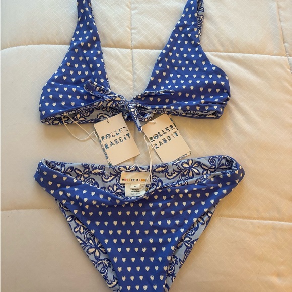 Roller Rabbit Blue Floral Bikini - Picture 2 of 2